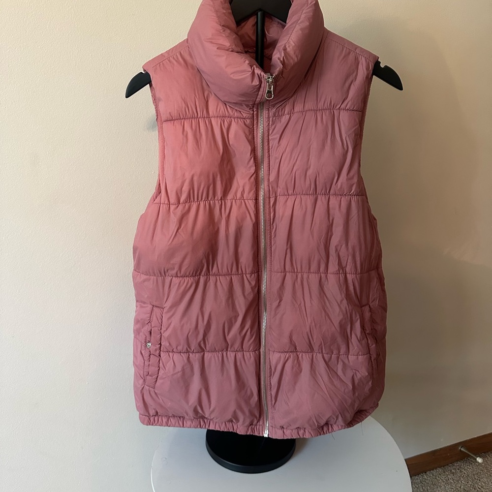 Old Navy Pink Puffer Vest